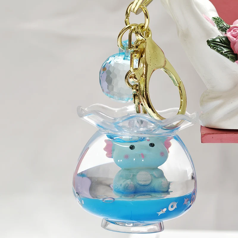 Aquarium vloeibare sleutelhanger